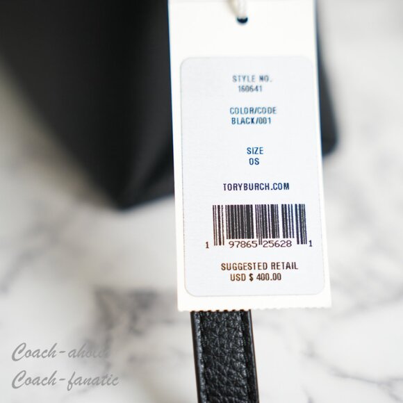 Tory Burch Britten Pebbled Leather Mini Satchel Crossbody in Black - Picture 5 of 10